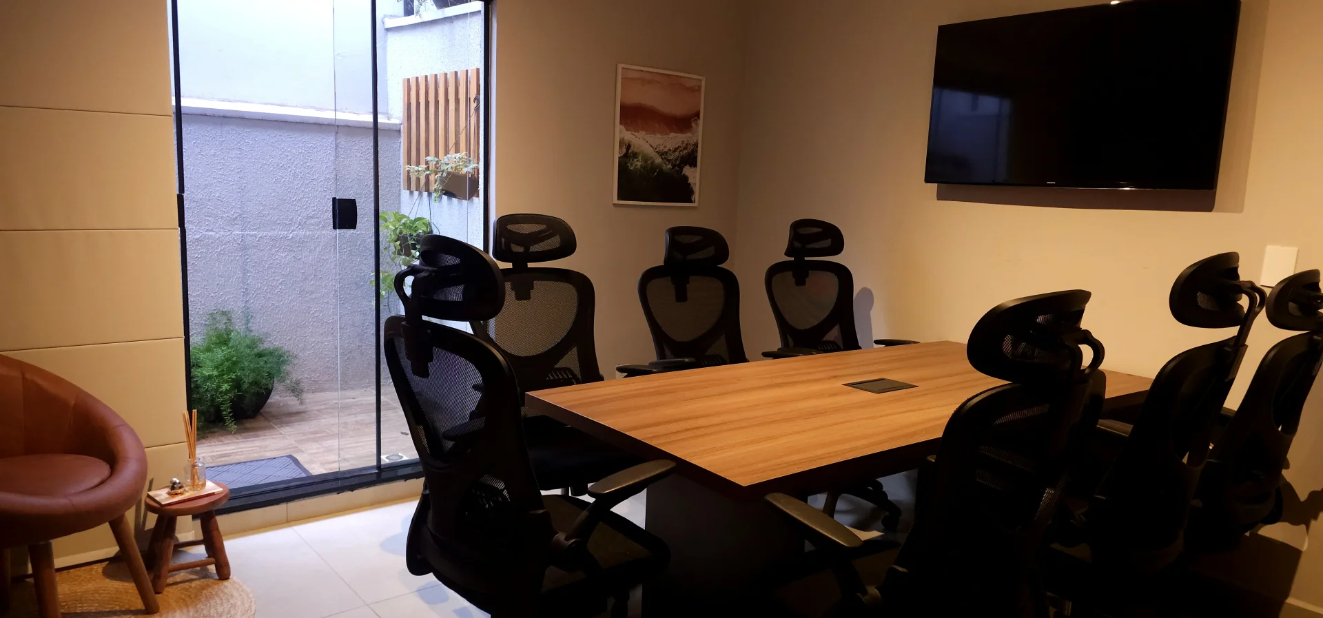 Coworking Sala de reuniao em ribeirao preto sala raizes