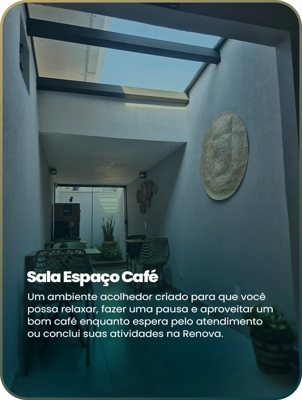 Sala espaço cafe
